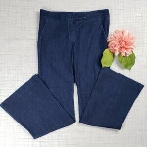 Theory Women's Flare Denim Dark Wash Jeans Size 8‎